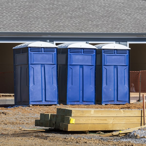 are there any additional fees associated with portable restroom delivery and pickup in Dunlap